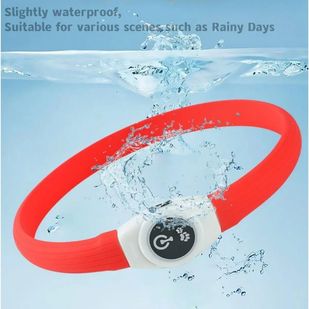 LED Waterproof Dog Collar – Glow for Night Safety 5