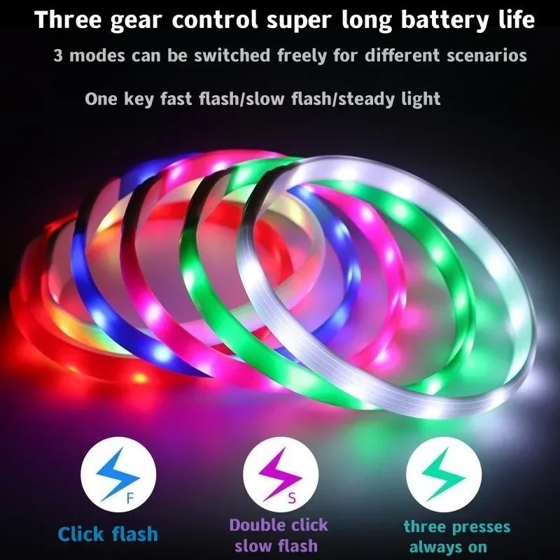 LED Waterproof Dog Collar – Glow for Night Safety 3